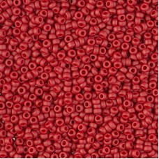 11/0 Miyuki Seed Beads - Matte Metallic Brick Red - 8.5gm