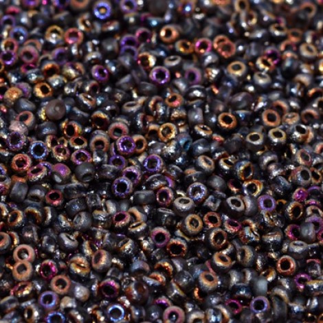 11/0 Czech Seed Beads - Crystal Etched Sliperit Full