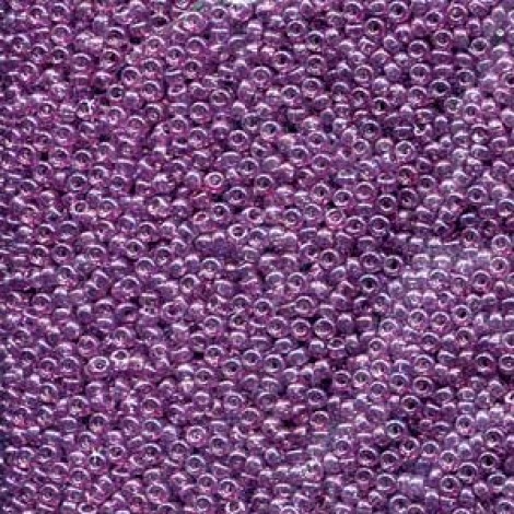 11/0 Miyuki Seed Beads - Light Amethyst Gold Luster - 10gm 11/0 Miyuki Seed Beads - Light Amethyst Gold Luster - 10gm