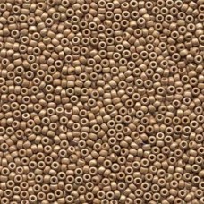 11/0 Miyuki Duracoat Seed Beads - Galvanised Matte Champagne - 8.5gm