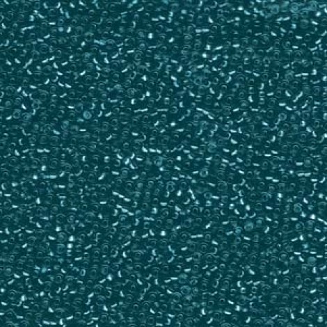 11/0 Miyuki Seed Beads - Silver-lined Teal - 8.5gm 11/0 Miyuki Seed Beads - Silver-lined Teal - 8.5gm