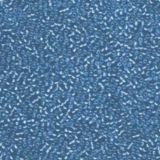 15/0 Miyuki Seed Beads - Semi-Matte Silverlined Medium Blue - 12.5gm