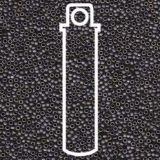 15/0 Miyuki Seed Beads - Matte Metallic Silver Grey - 10gm