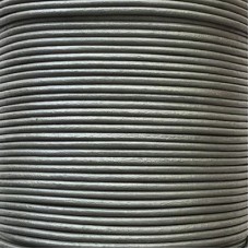 1.5mm Sage Grey Round Premium Indian Leather Cord - Per 5 metres