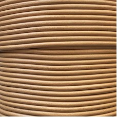 3mm Premium Indian Leather Round Cord - Butterscotch - 100 metre roll