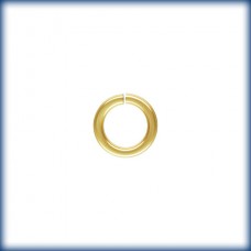 6mm 18ga (1mm) Click & Lock 14K Gold Filled Round Jumprings - Pack of 2