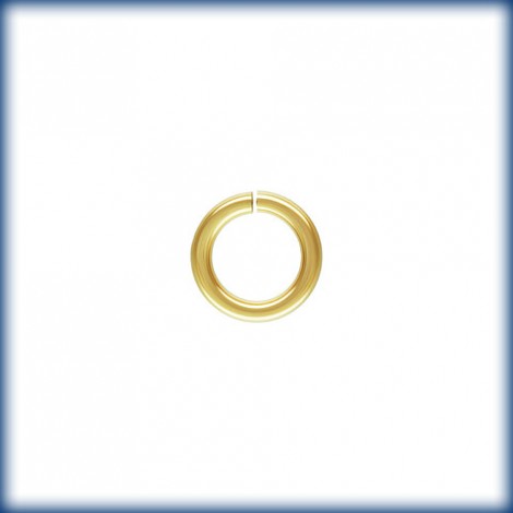 6mm 18ga (1mm) Click & Lock 14K Gold Filled Round Jumprings