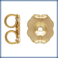 5x5.8mm 14K Gold-Filled Extra Heavy Butterfly Earring Clutches - Pack of 2 Pair