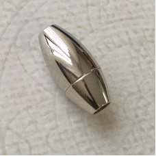 7x20mm (3mm ID) 304 Stainless Steel Magnetic Rice Clasp - Each