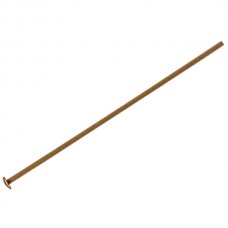 1.5in (38mm) Niobium Anodized Bronze Headpins - Pack of 10