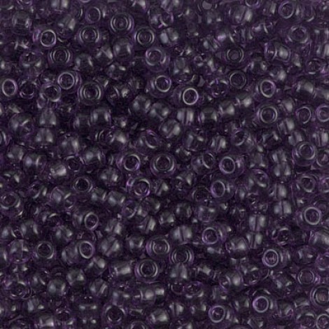 8/0 Miyuki Seed Beads - Transparent Amethyst - 10gm