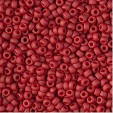 8/0 Miyuki Seed Beads - Matte Metallic Dark Maroon - 22gm