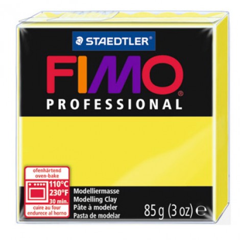 Fimo Professional Polymer Clay - Lemon - 85gm