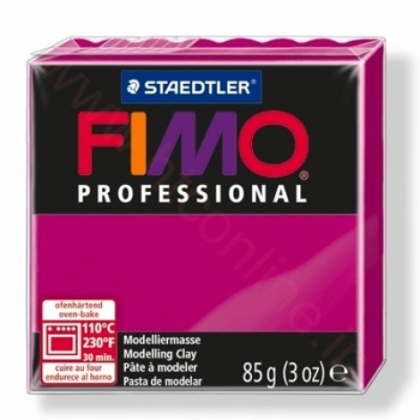 Fimo Professional Polymer Clay - True Magenta - 85gm