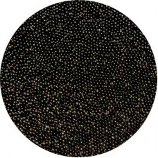 Art Institute Small Size Glass Microbeads - Black Veil - 14gm Jar
