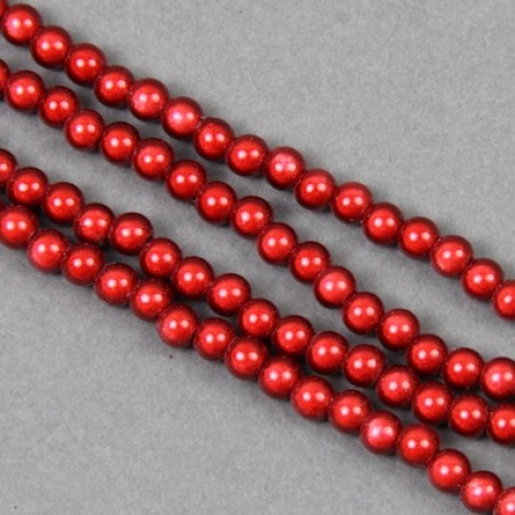 4mm Red Miracle Beads
