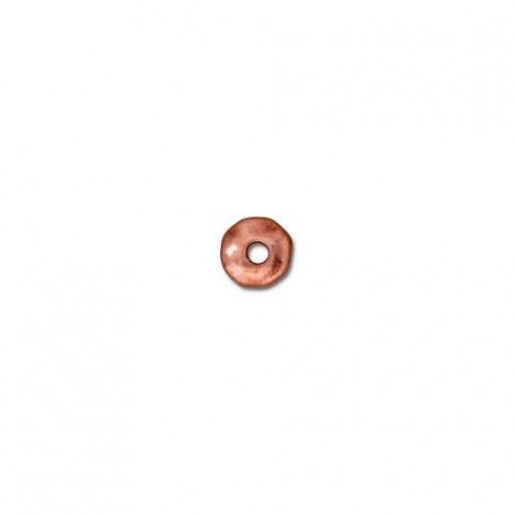 5mm TierraCast Heishi Nugget Spacer Beads - Antique Copper