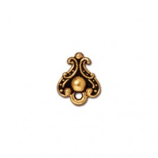 TierraCast Duchess Earposts - Antique 22K Gold Plated - Per pair