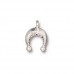 13.5mm TierraCast Mini Naja Charm - Antique Silver - Pack of 2