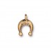 13.5mm TierraCast Mini Naja Charm - Antique Gold - Pack of 2