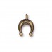 13.5mm TierraCast Mini Naja Charm - Brass Oxide - Pack of 2