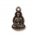 21mm TierraCast Buddha Charm - Brass Oxide - Each