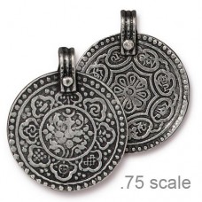 31x26mm TierraCast 8 Fold Path Pendant - Antique Pewter - Each