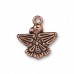 19mm TierraCast Thunderbird Charm - Antique Copper Plated