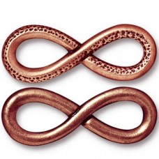 12x31.5mm Infinity Link by TierraCast - Antique Copper - Each