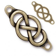 35x15mm TierraCast Celtic Infinity Focal Centrepieces - Brass Oxide - Each