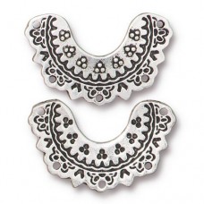 15x23mm TierraCast Marrakesh Link - Antique Silver - Pack of 2