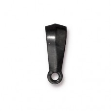 18x10mm (6mmID) TierraCast Classic Bail with Loop - Black Oxide - Each