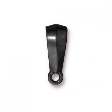 18x10mm (6mmID) TierraCast Classic Bail with Loop - Black Oxide
