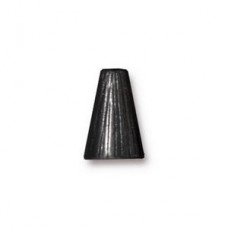 13mm TierraCast Tall Radiant Cones - Black Oxide - Pack of 2