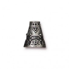 13mm TierraCast Flowering Cone - Antique Pewter - Each