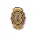 20mm TierraCast Western Button - Antique 22K Gold Plated - Each