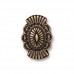 20mm TierraCast Western Button - Brass Oxide - Each