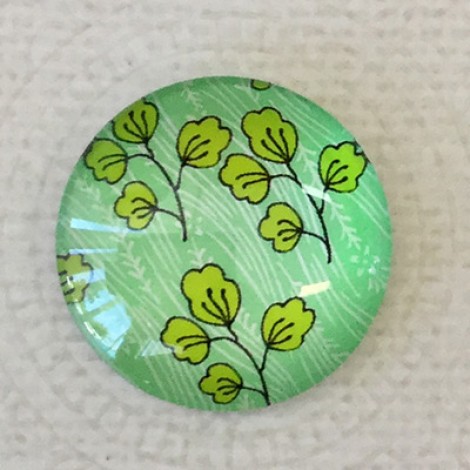 25mm Art Glass Backed Cabochons - Japanese Designs 2 - Each 25mm Art Glass Backed Cabochons - Japanese Designs 2 - Each