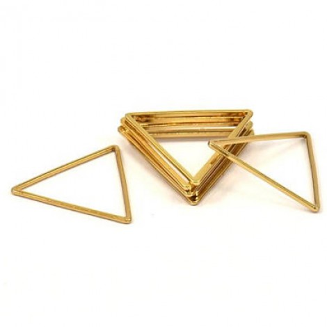 24x1mm Gold Plated Triangle Link Connectors