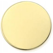 1" (25mm) 18ga ImpressArt Raw Brass Circle Premium Stamping Blanks - Pack of 2