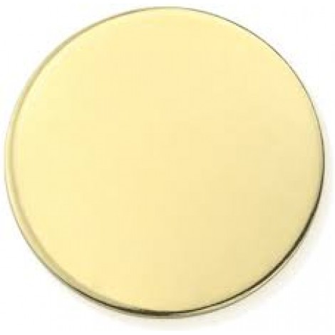 7/8" (22mm) 18ga ImpressArt Round Brass Circle Premium Stamping Blank