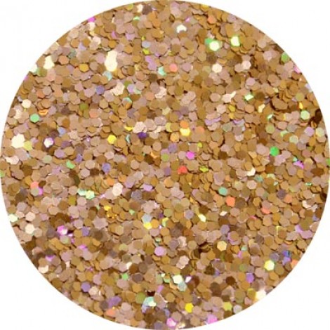 Art Institute Polyester Glitter - Olympia (Iridescent Gold Hex) - Cosmetic Grade - 1/4oz Jar Art Institute Polyester Glitter - Olympia (Iridescent Gold Hex) - Cosmetic Grade - 1/4oz Jar