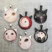 25mm Art Glass Backed Cabochons - Cat Face 18