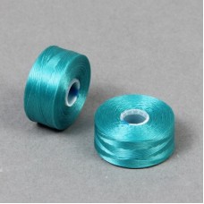 C-Lon Size AA Beading Thread Bobbin - Teal - 69m
