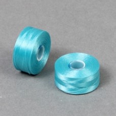 C-Lon Size AA Beading Thread Bobbin - Turquoise Blue - 69m