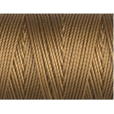 C-Lon .5mm Bead Cord #18 - Antique Gold - 86yd (78.6m)