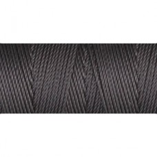 C-Lon 0.4mm Tex 135 Fine Bead Cord - Charcoal - 136yd (124m)