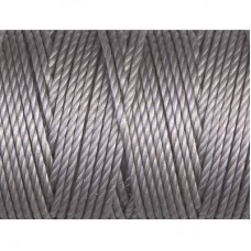 C-Lon 0.9mm Tex 400 Heavyweight Bead Cord - Silver  - 39yd (35.6m)