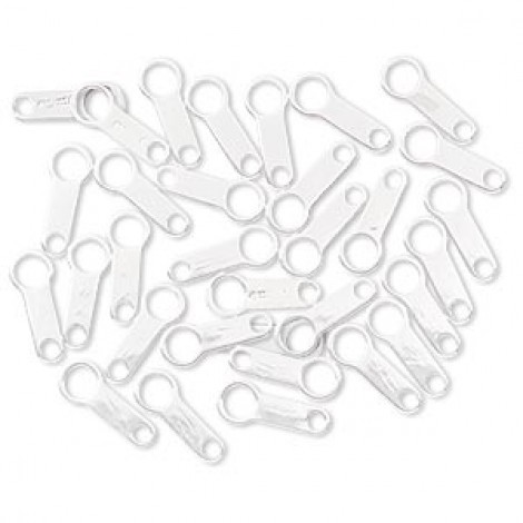 10x4mm Quality Sterling Silver Filled Chain Tabs