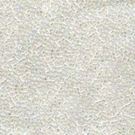11/0 Delica Seed Beads - Crystal AB - 100gm Bag